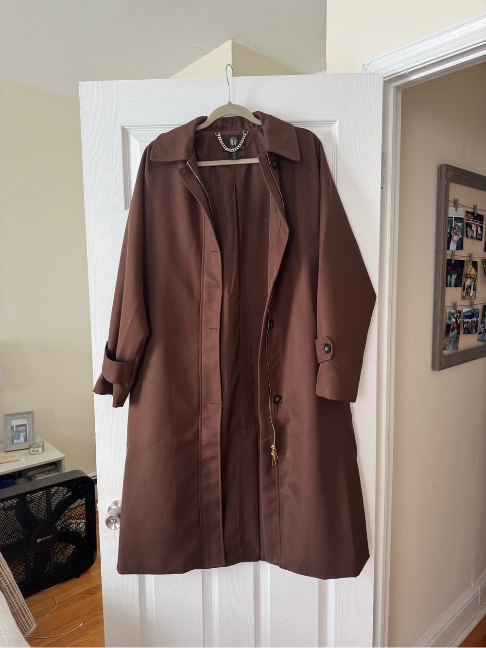 House of Harlow 1960 Chocolate Brown Trench Coat